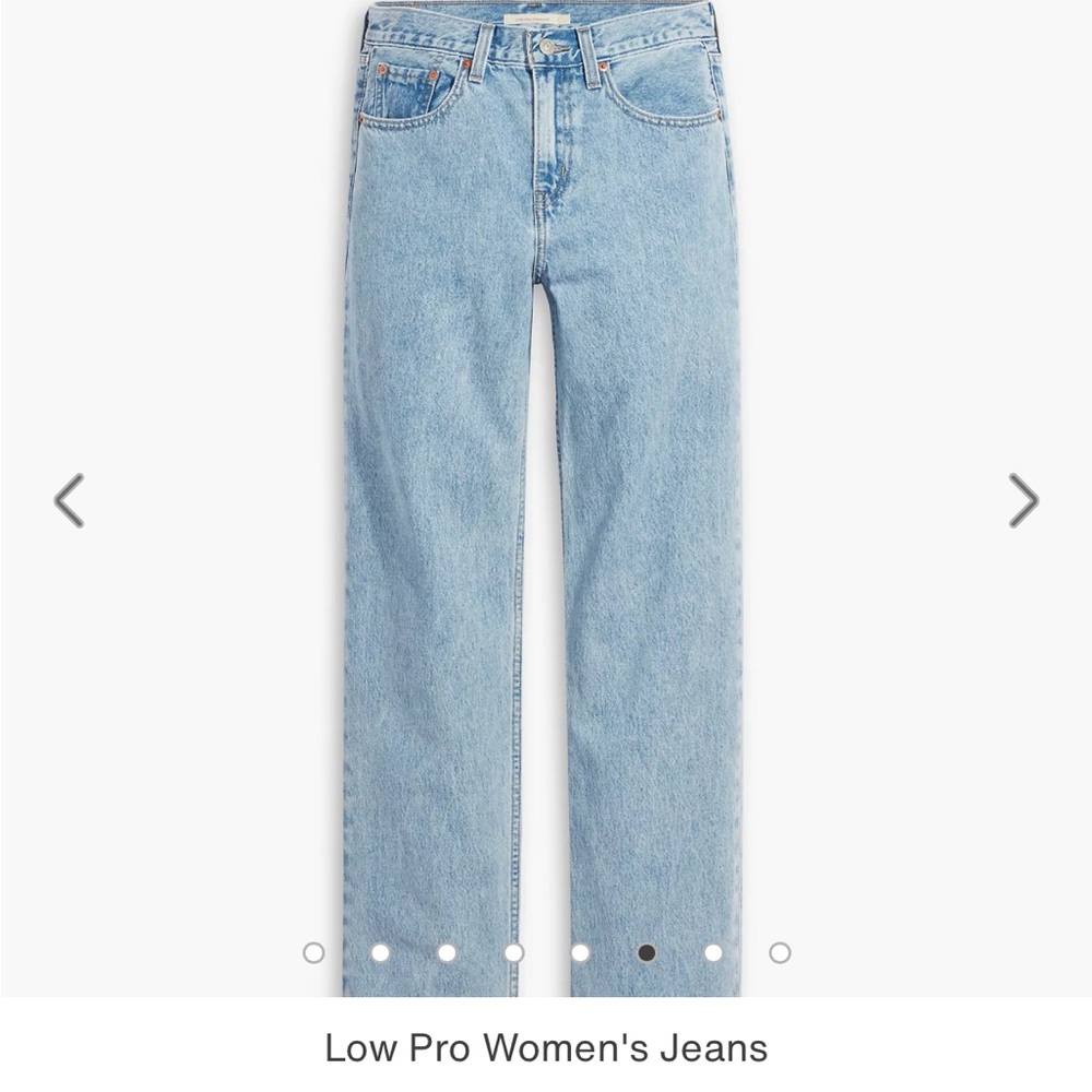 LEVS LOW PRO RAW HEM JEANS